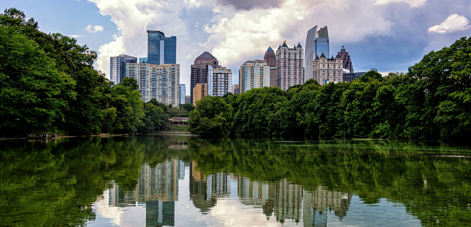Lake Clara Meer in Piedmont Park- Environs Homes